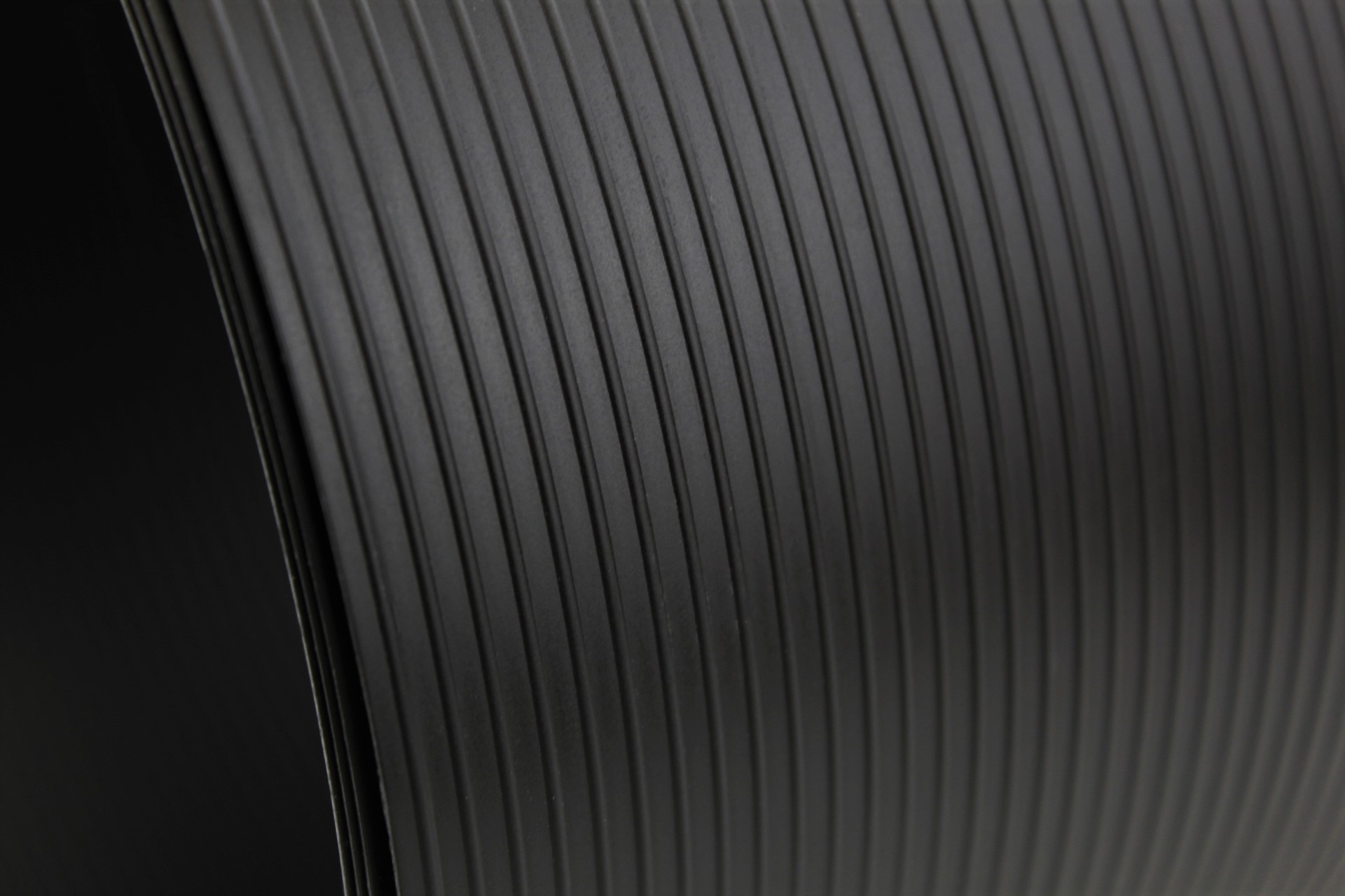 PP_Schwarz_Struktur PREMIUM PP Sichtschutzstreifen für Doppelstabmatten 2535 x 190 x 1,35 mm Sichtschutz