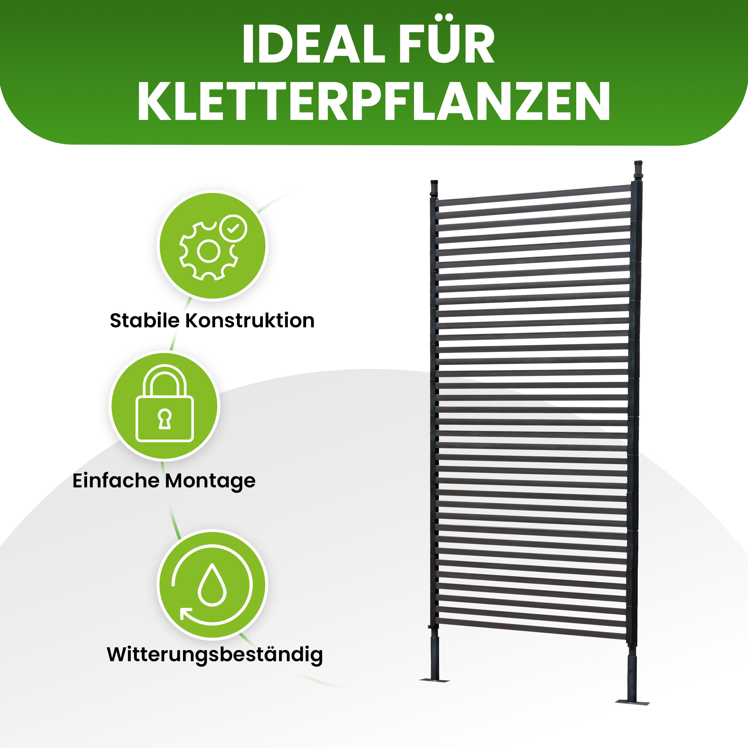 Lamellenzaun braun (ohne Füße) Selbstbauzaun Gartenzaun Sichtschutz Zaun für Garten Terrasse Lamellenzaun braun (ohne Füße) Selbstbauzaun Gartenzaun Sichtschutz Zaun für Garten Terrasse