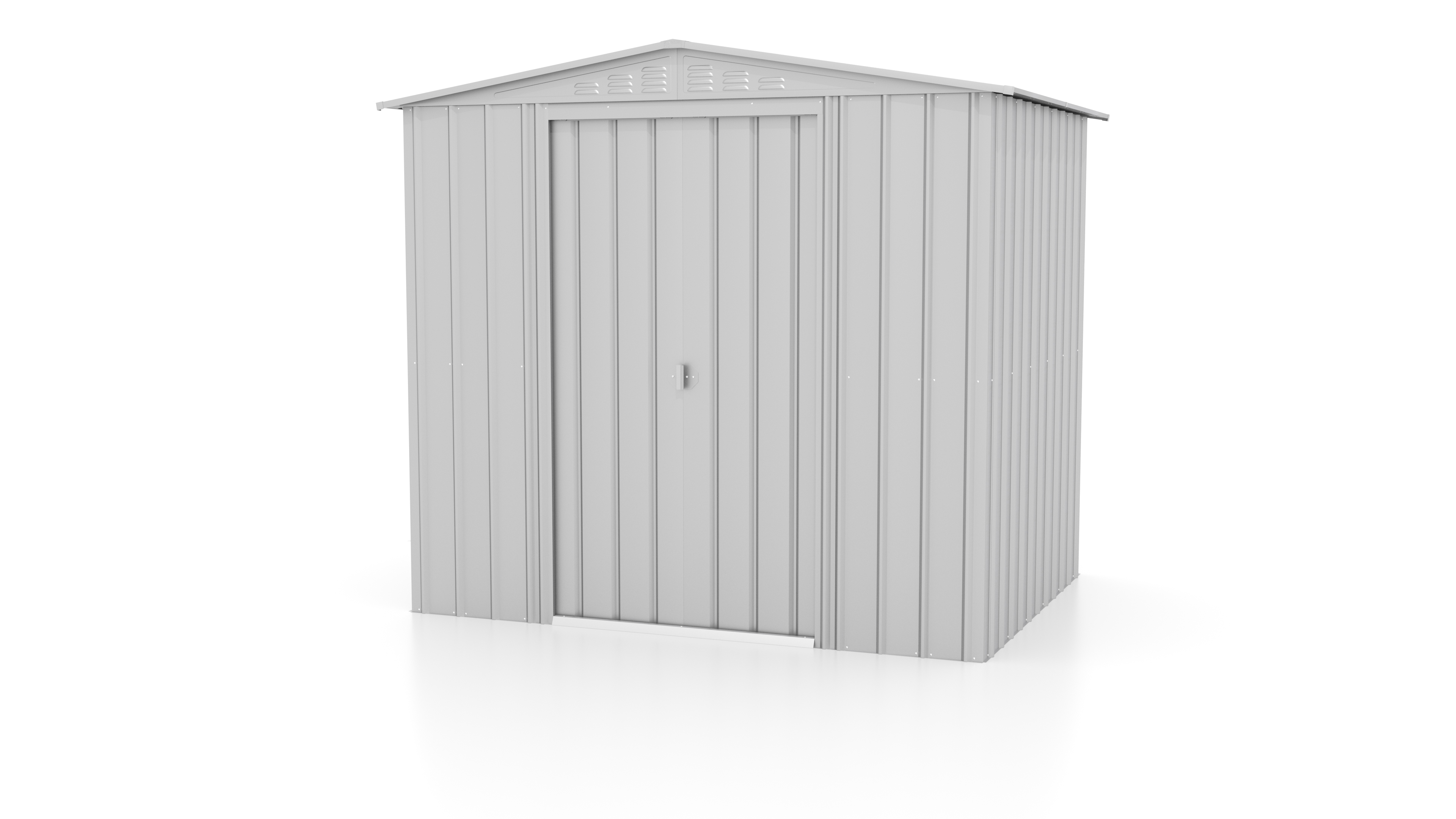 Gerätehaus Tower 86 , silber-metallic