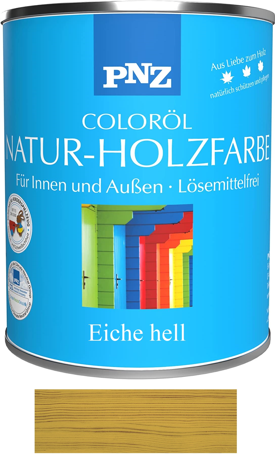 Eiche-hellc6vh1ARaJ4Lc1 PNZ Natur-Holzfarbe Coloröl, Gebinde: 2.5L, Farbe: Eiche Hell