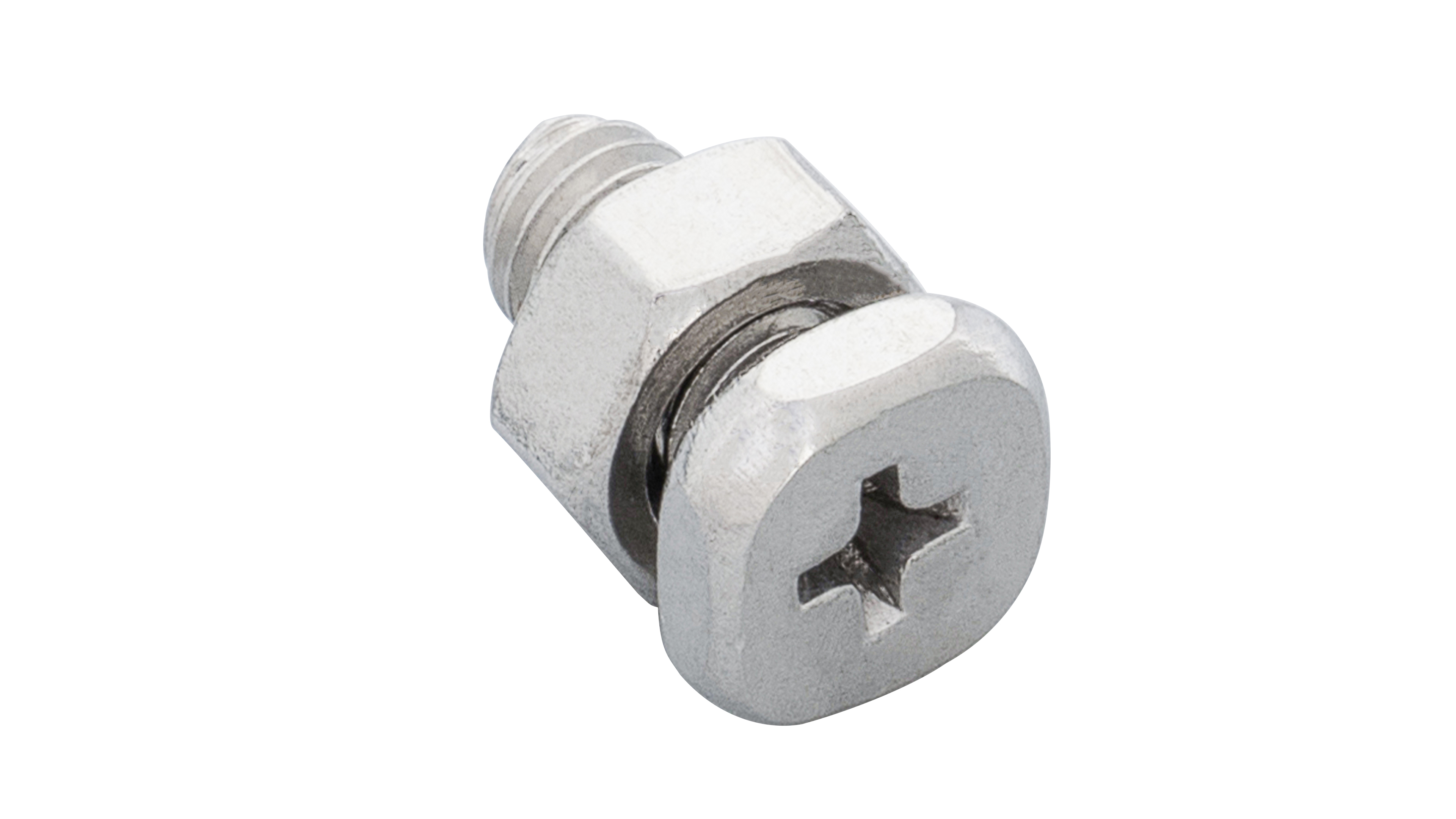 Schrauben- und Mutternsatz, Stahl, normal,10 St.