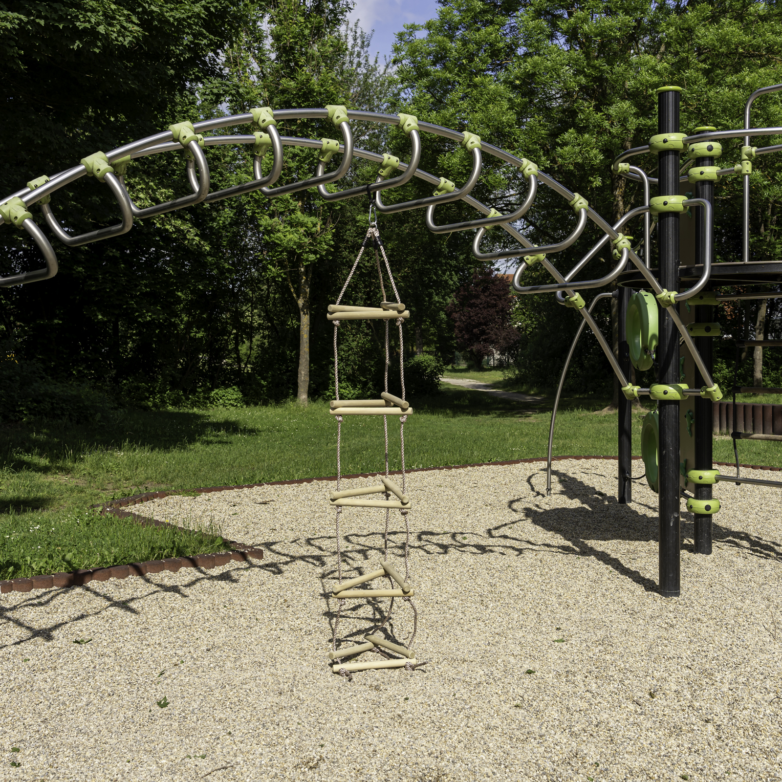 Strickleiter für Kinder Spielturm Klettern Leiter für Baumhaus Holzsprossen