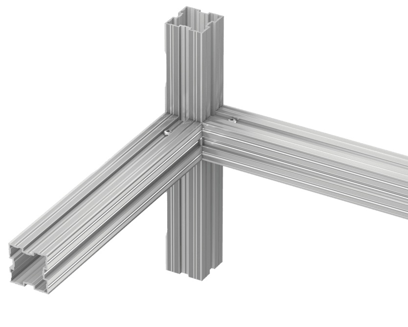 Alu-Konstruktion CONSTRUCT 45x45x1950 mm Unterkonstruktion Treppen Rampen Pool Möbel Aluschiene
