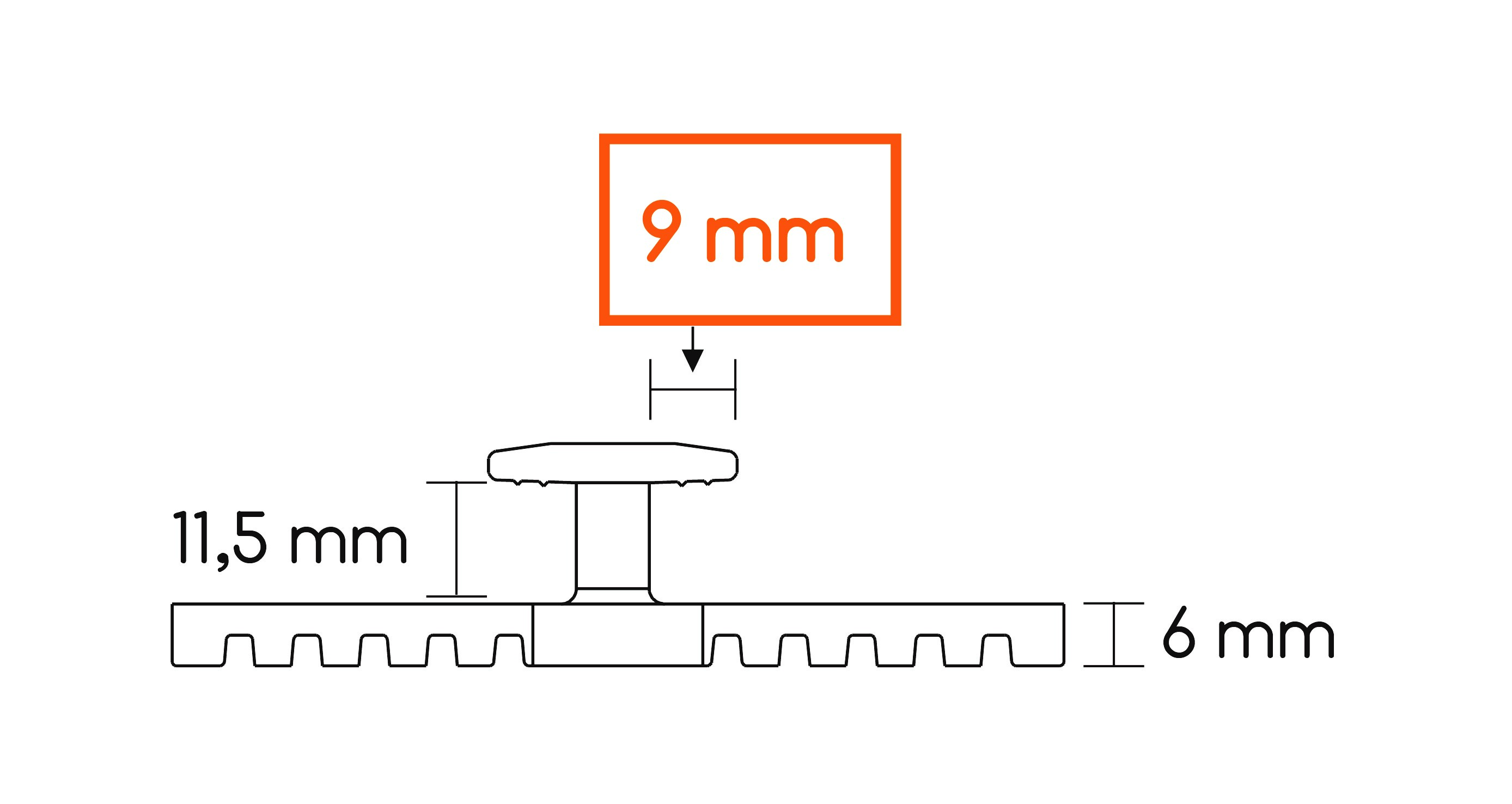 Zeichnung-Terraflex-N9 Terraflex N9, verschieden Variationen