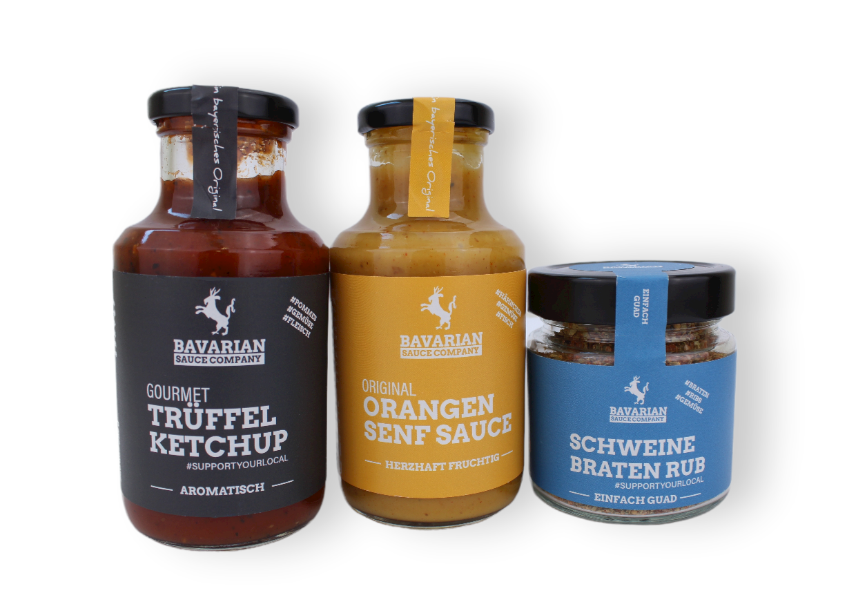 Premium Gewürzmischung & Soucen zum Grillen Braten und Kochen frei von künstlichen Aromen -