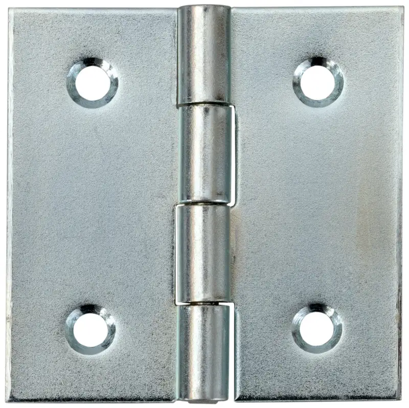Gerollte Scharniere kantig 80x80x1,5 (Stahl verzinkt (1 Stück) - 683 103 080)