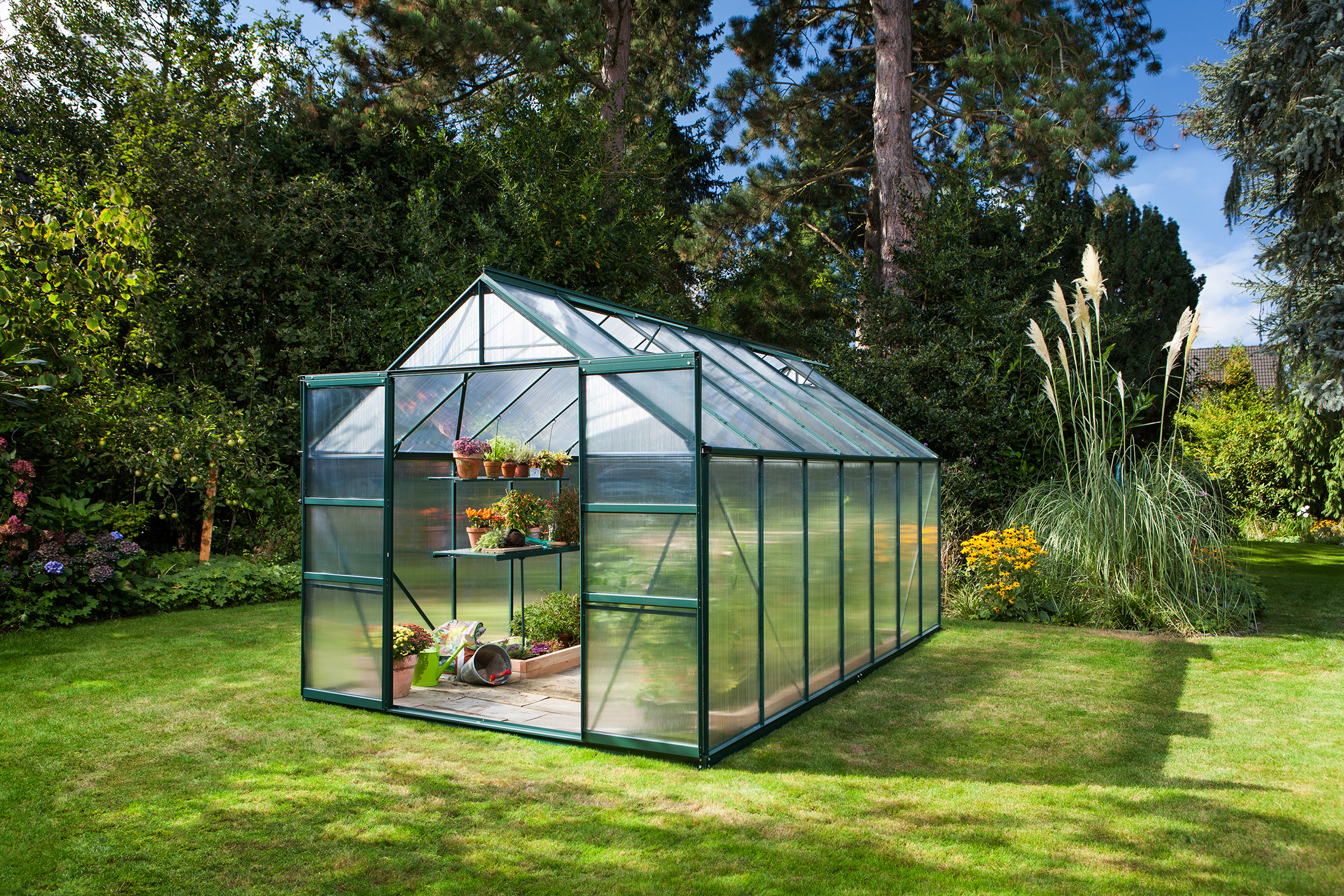 Gewächshaus Mars 11500 HKP 4mm, smaragd