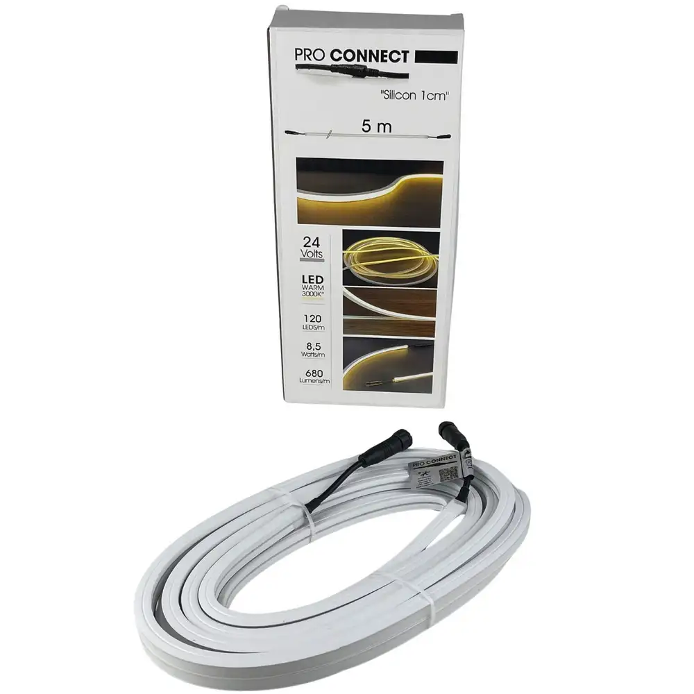  Silikon 24V LED Streifen 1 cm breit für Wegebeleuchtung