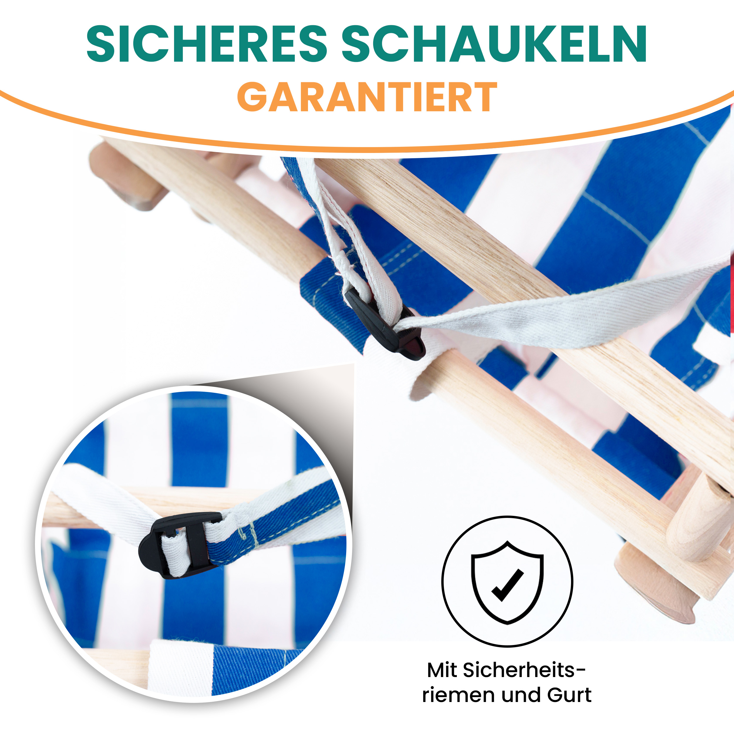 6O9uVUxFcCdsyj Babyschaukel Puppenschaukel Kapitän Babysitz Schaukelsitz