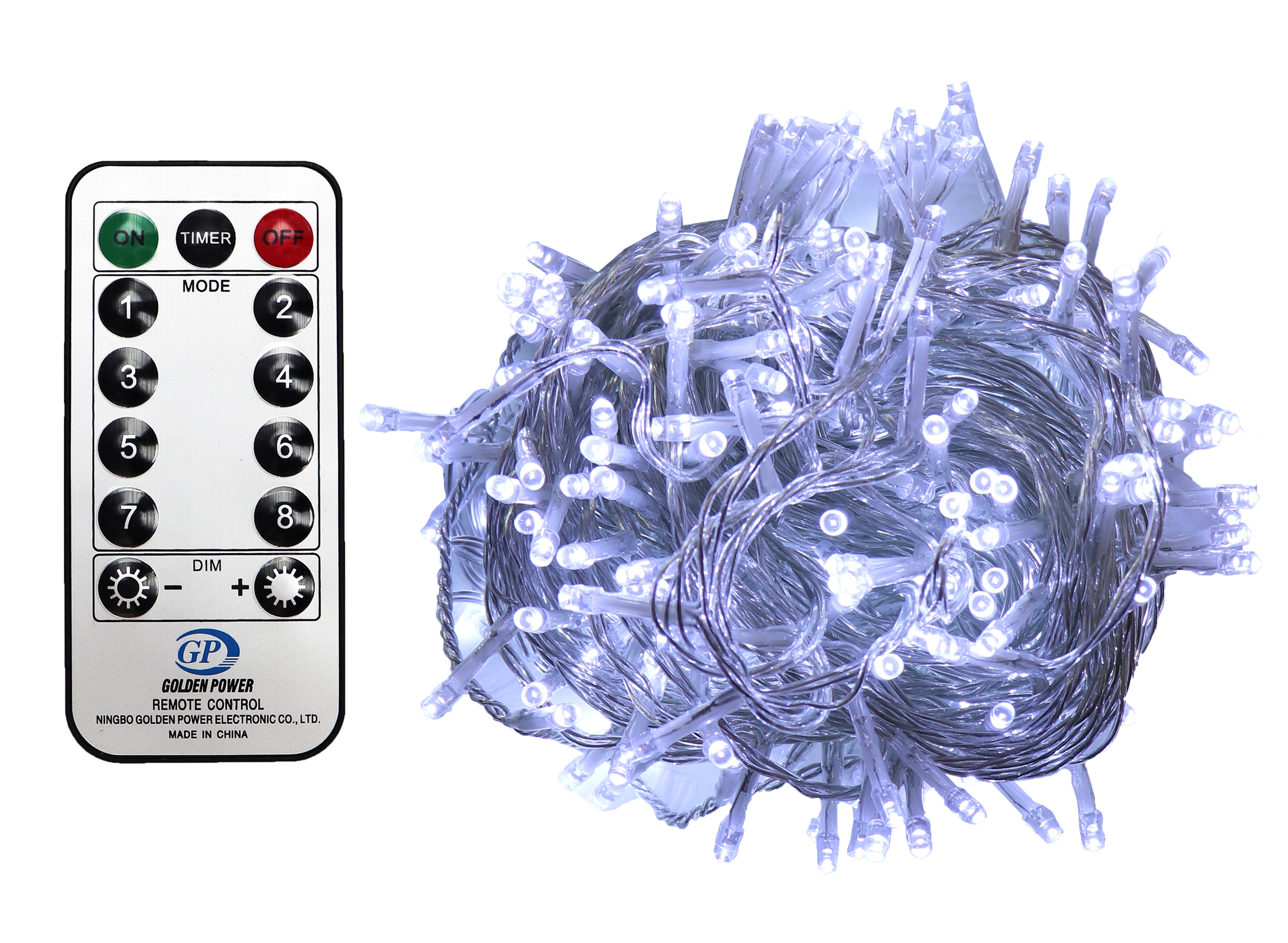 KW-T LED-Lichterkette Christbaum LED Lichterkette Dekobeleuchtung Timer 8 Programme Weihnachtsbeleuchtung