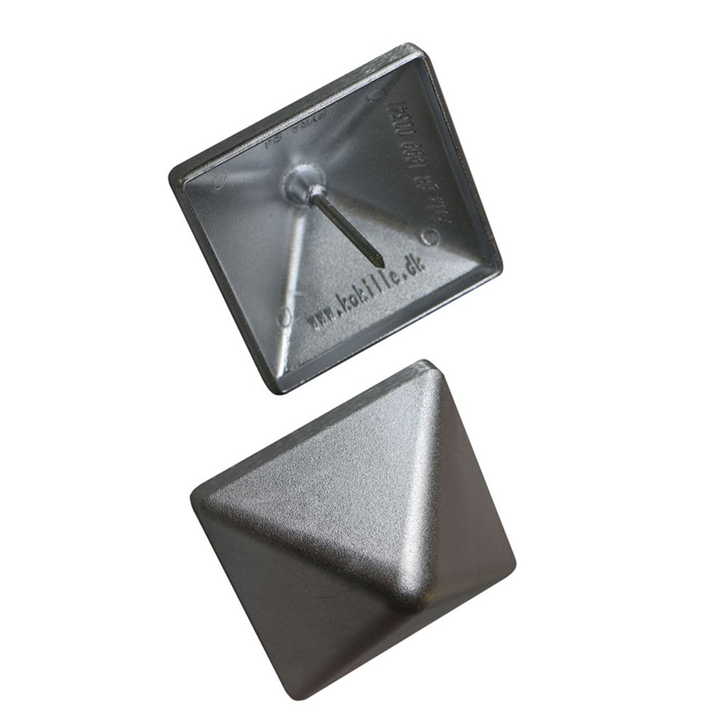 Pfostenkappe Aluminium Kappe für Pfosten mit Dorn