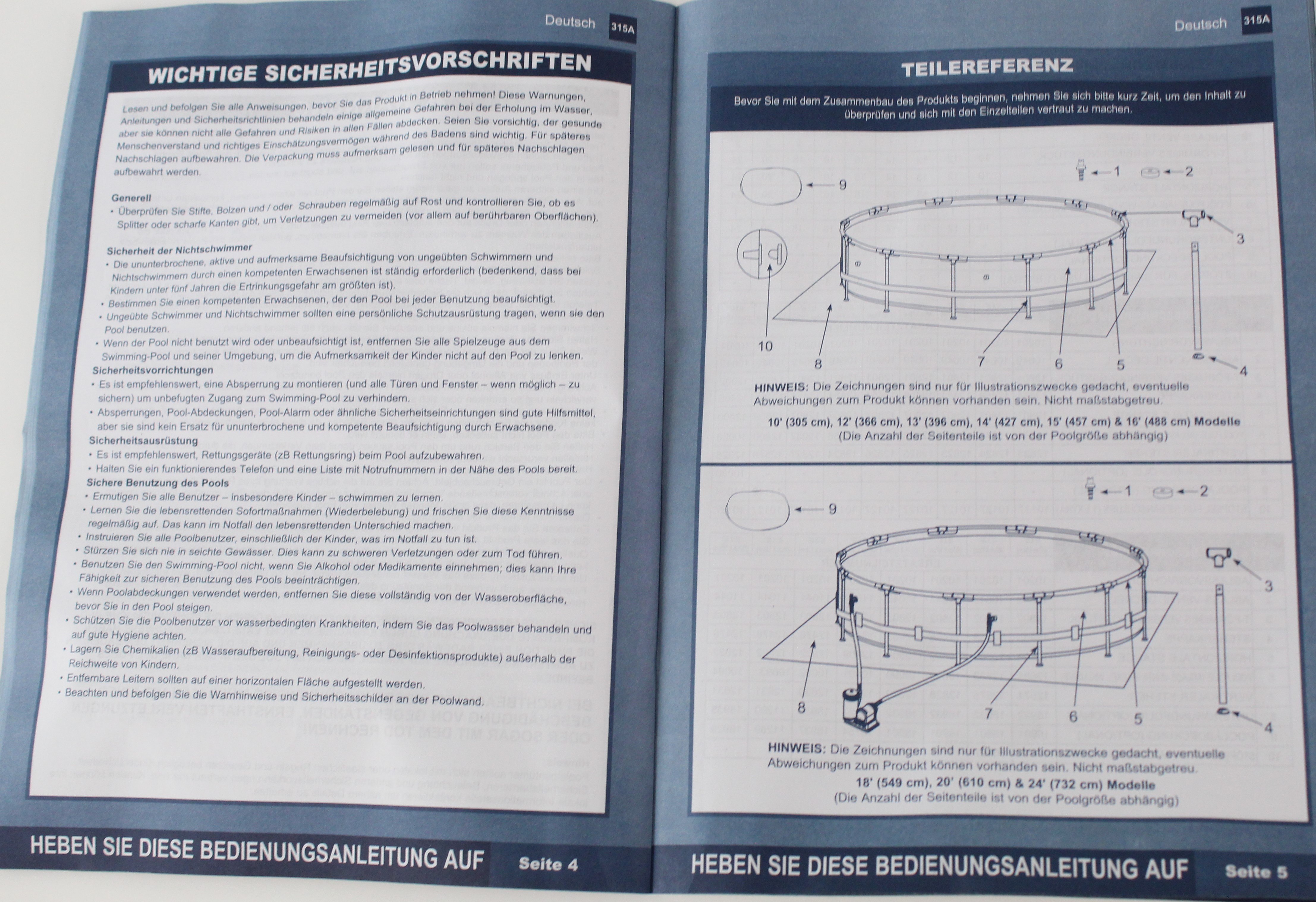 IMG_4731 Original Intex Ersatzteile für Premium Pool Prism Frame 26724GN - Ø 457cm x H 107cm