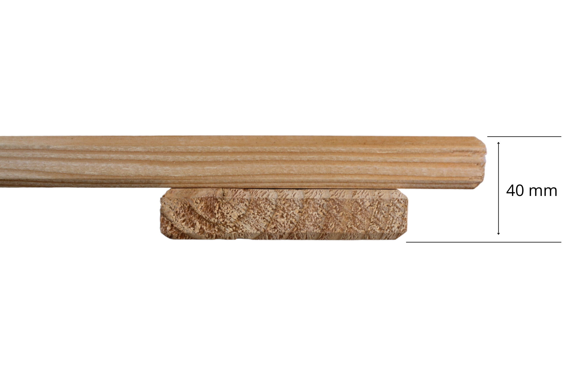 Hoehe-40-mm Terrassenfliese aus Lärchenholz 50x50cm Holzfliese Balkonfliese Fliese Lärche 8er Set (1 Karton)