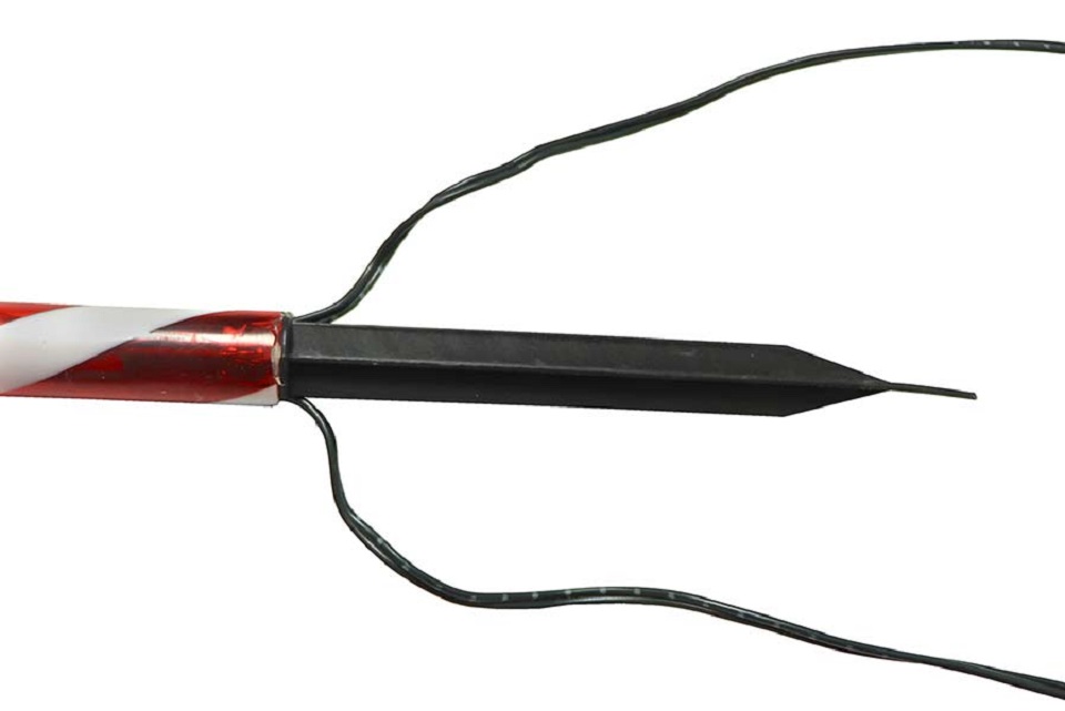 b4S0uIZ3XkQ6Rgf Lichterkette 6er-Set Zuckerrohrstab Zuckerstange LED rot Gartenstäbe