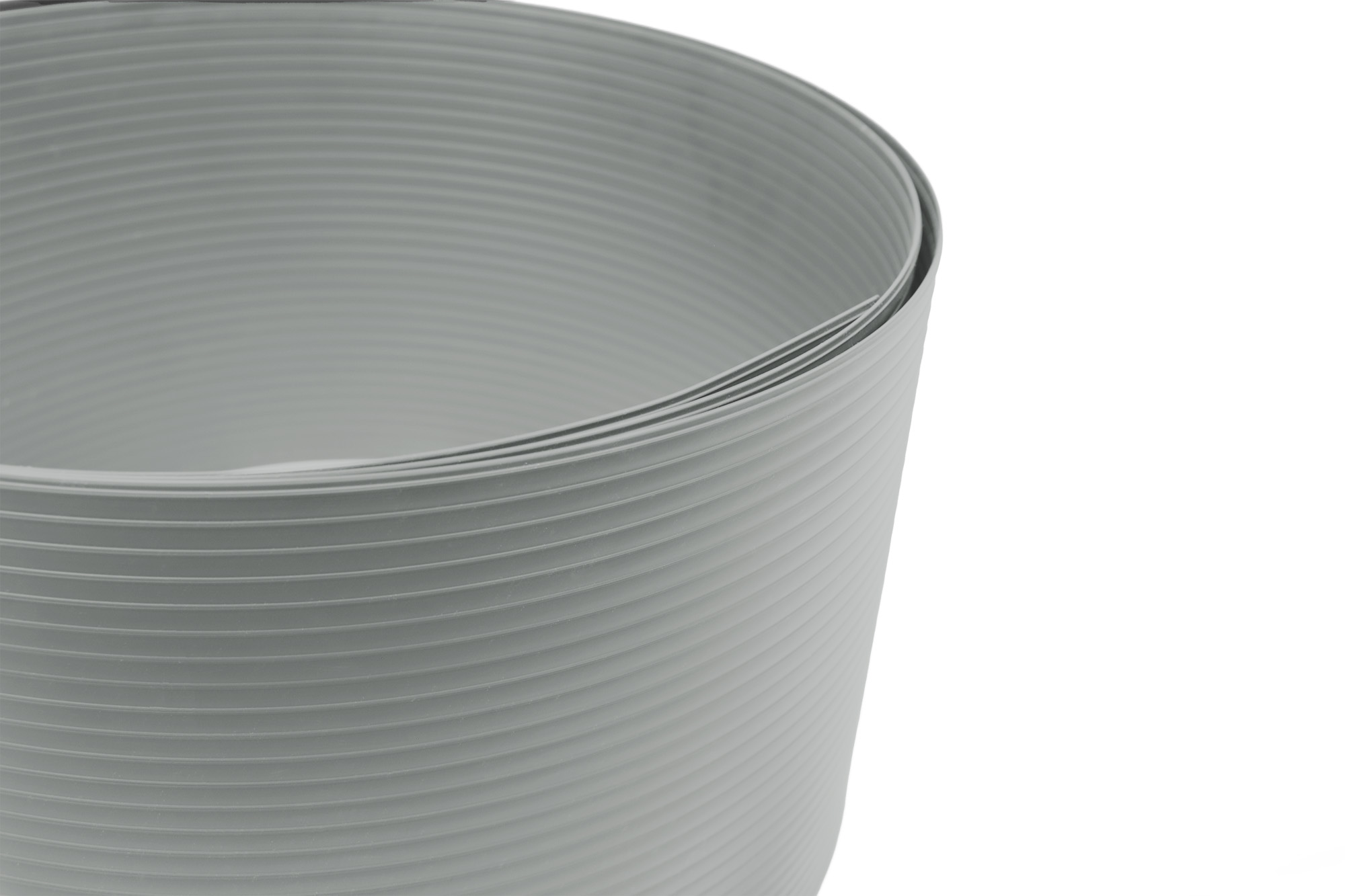 Sichtschutzstreifen_RAL-7035_Lichtgrau_05 PREMIUM HART PVC Sichtschutzstreifen für Doppelstabmatten 2525 x 190 x 1,35 mm Sichtschutz