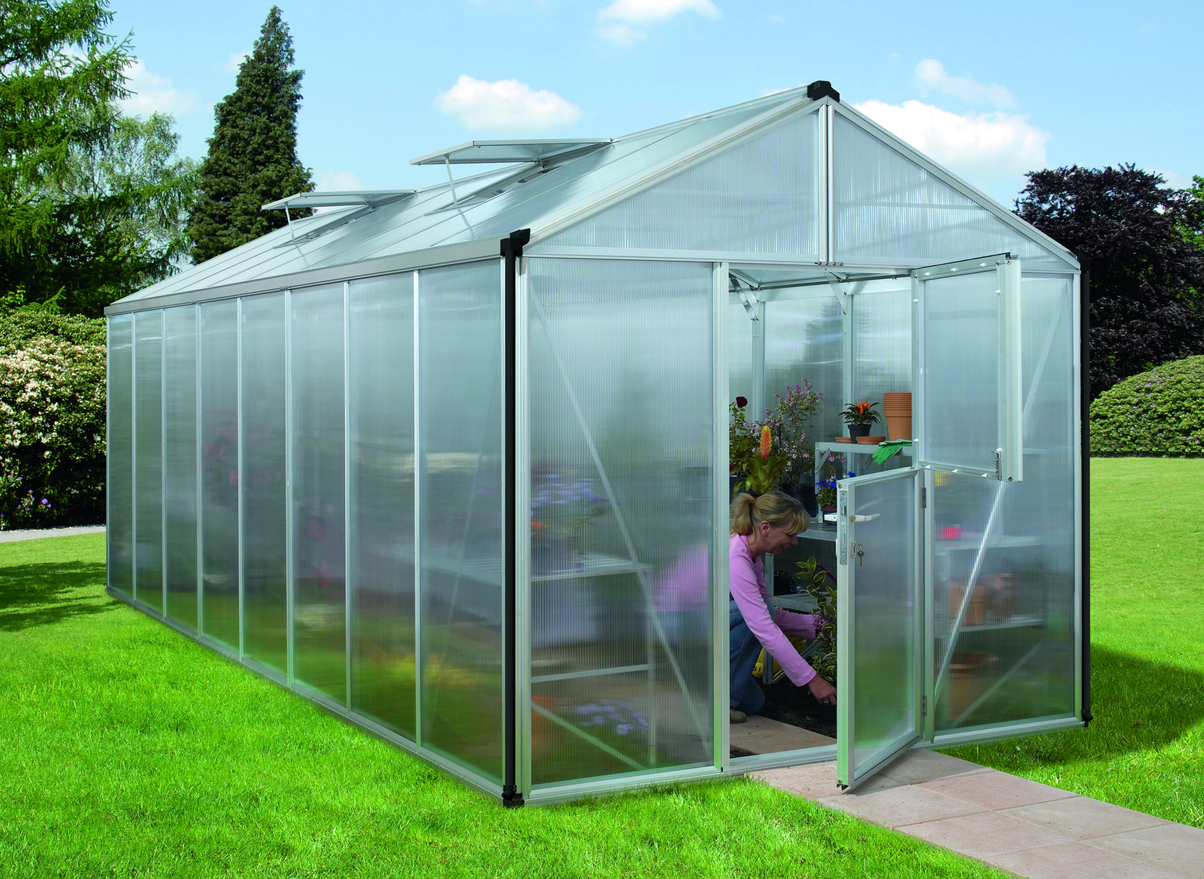 Gewächshaus Zeus 15700 HKP 10 mm, alu