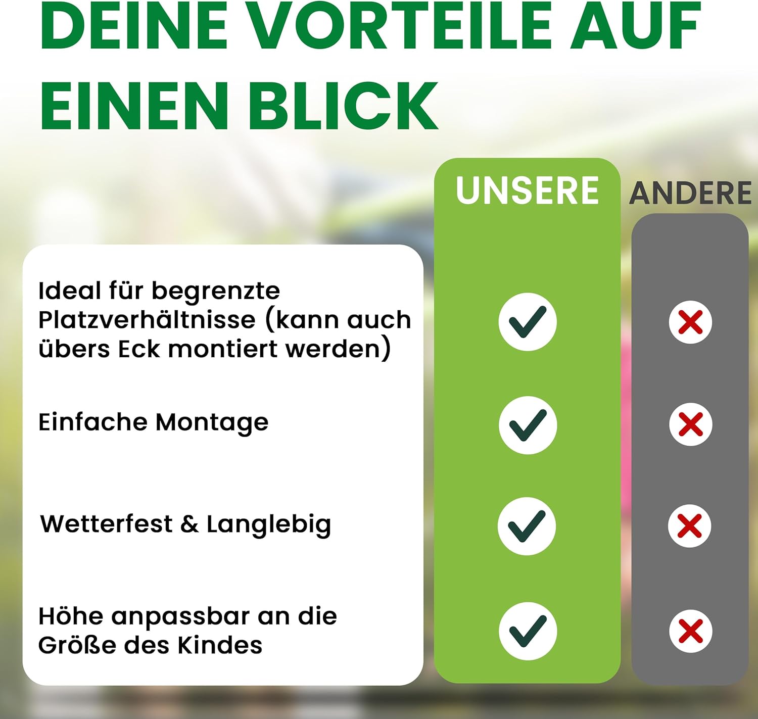 b6LZXBHa72qy8AJ Turnreck aus Rundholz mit Reckstange rot Kletterstange Turnstange für draußen