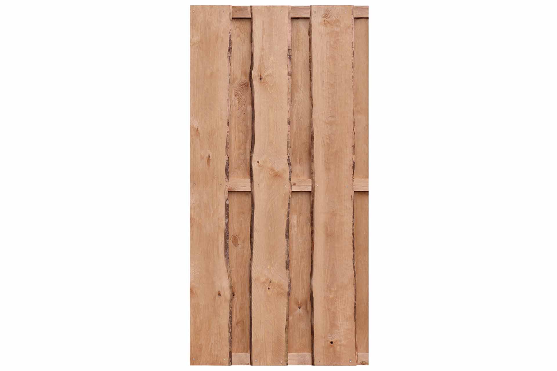 NATURA-Laercheoptik-90x180 Sichtschutz NATURA Bohlen-Zaun 90x180 cm Kiefer Lärchenoptik