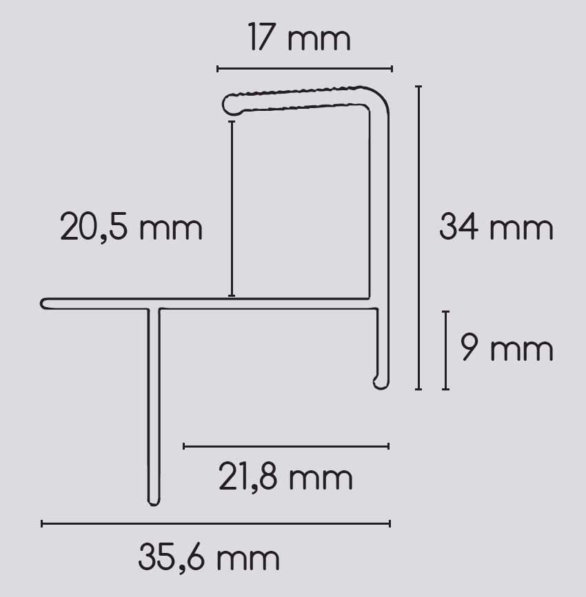K_R_Abschlussprofil-Anwendung_20-21_NEU_2022 ALU-Abschlussprofil silbergrau für Dielen & Keramik 20-21 mm 190 cm lang Abschlussschiene