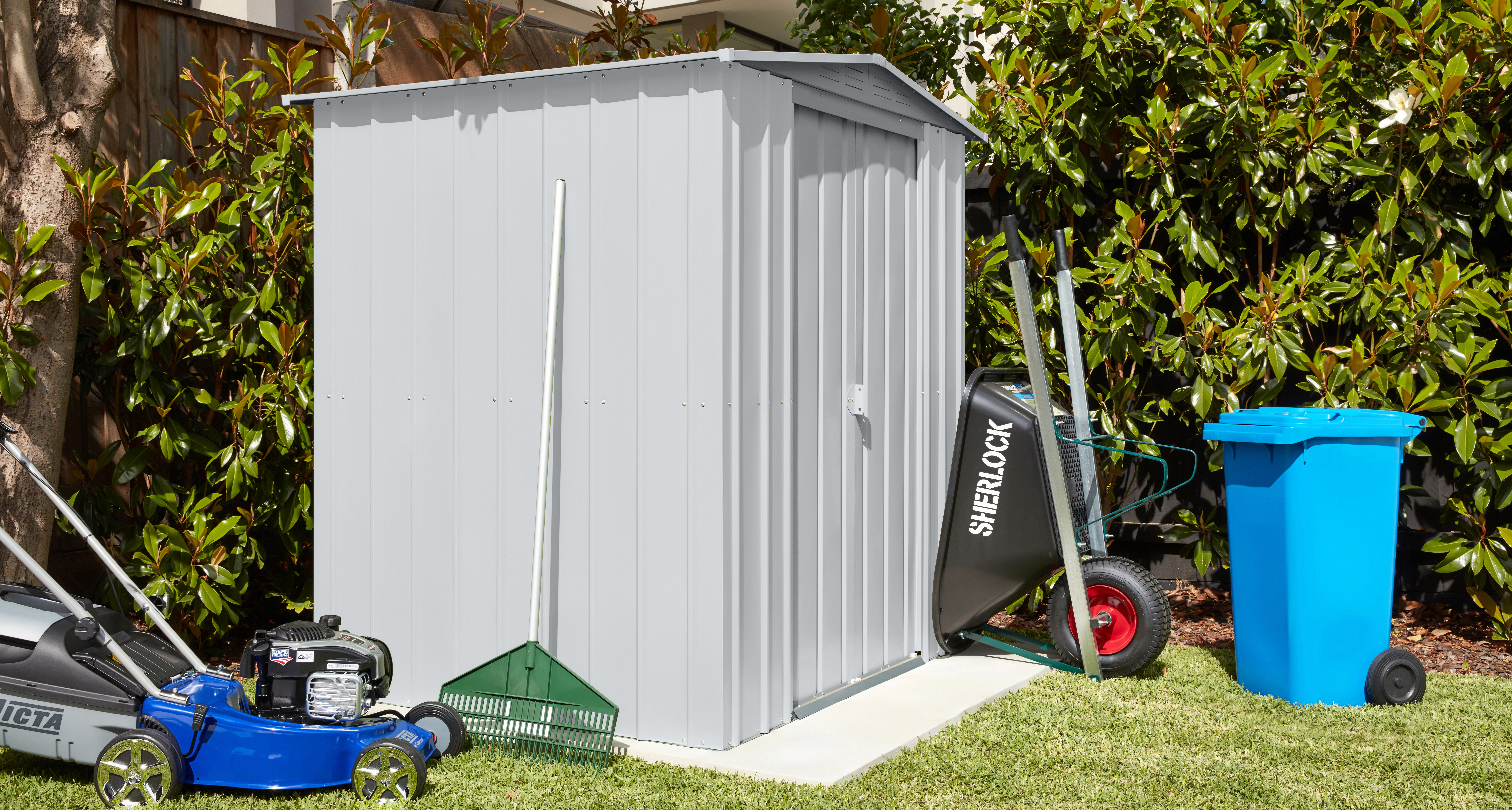 Gerätehaus Gartenmanager "Dream" 65, silber metallic