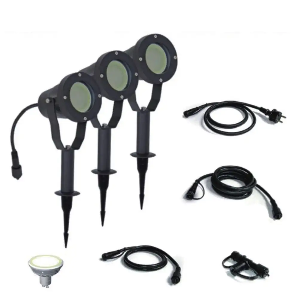 LED Gartenstrahler TARGET 30 W mit Erdspieß wasserdicht für Außen