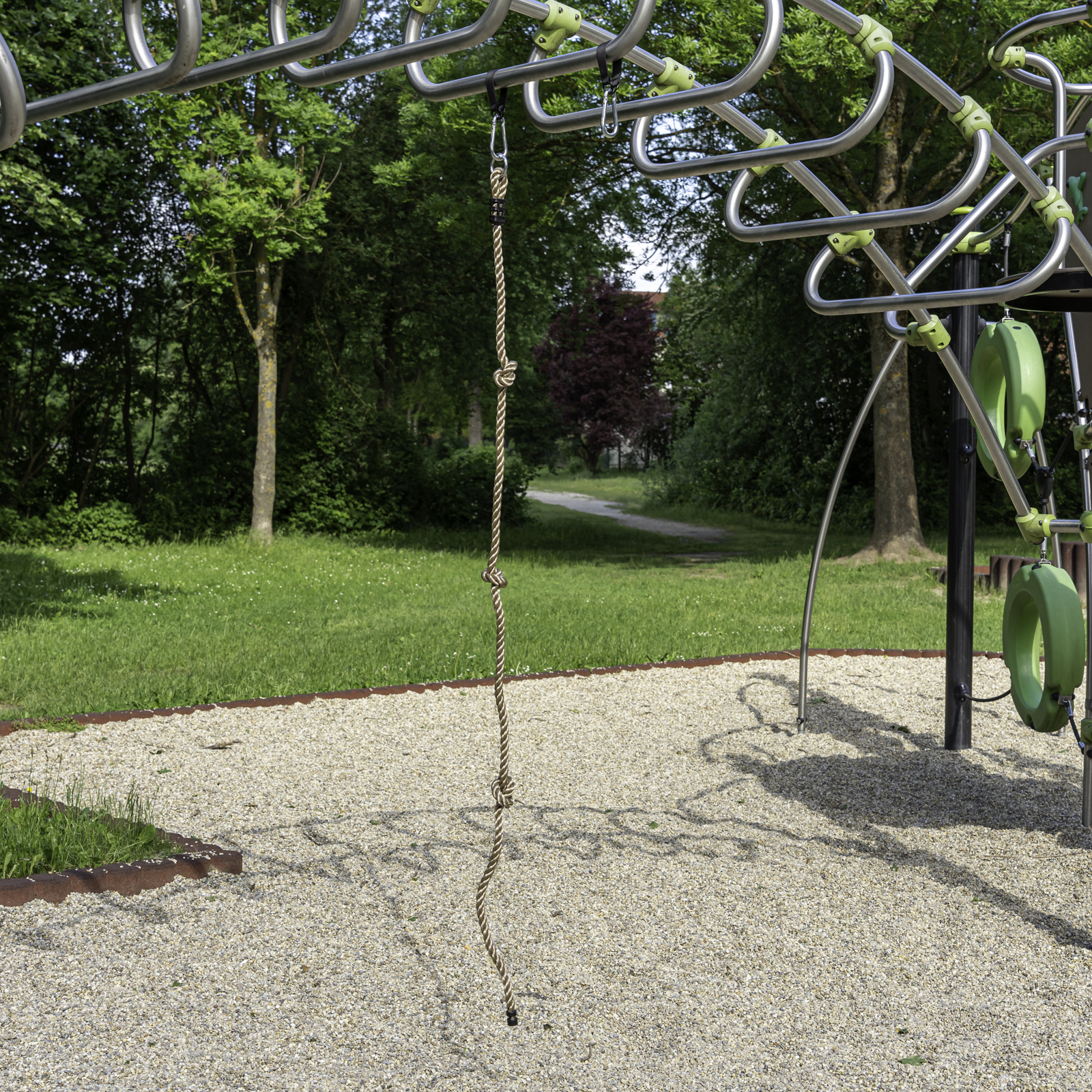 Kletterseil mit 4 Knoten Länge 200 cm, Ø 26 mm