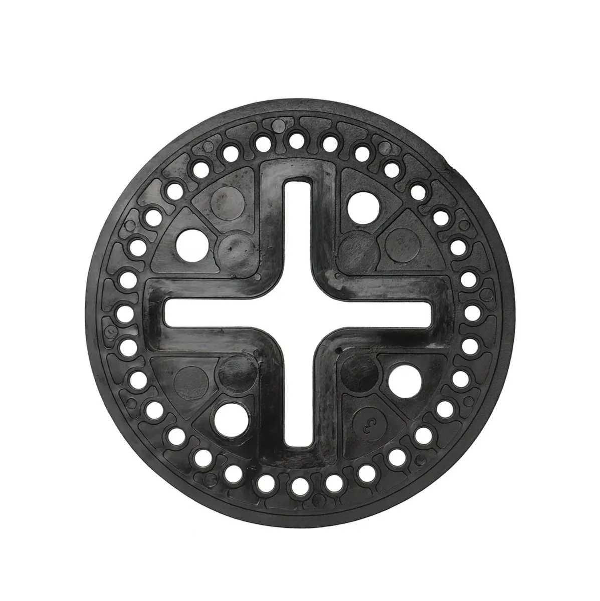 Trittschallpad 2 mm, Ø 120 mm Trittschutz Auflage Pad für Plattenlager Pro