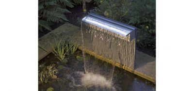 Ubbink_Wasserfall_Niagara_LED_60_1312093_1_400x400 UBBINK Wasserfall Niagara 90 LED Edelstahl Design Wasserfallschale 1312094