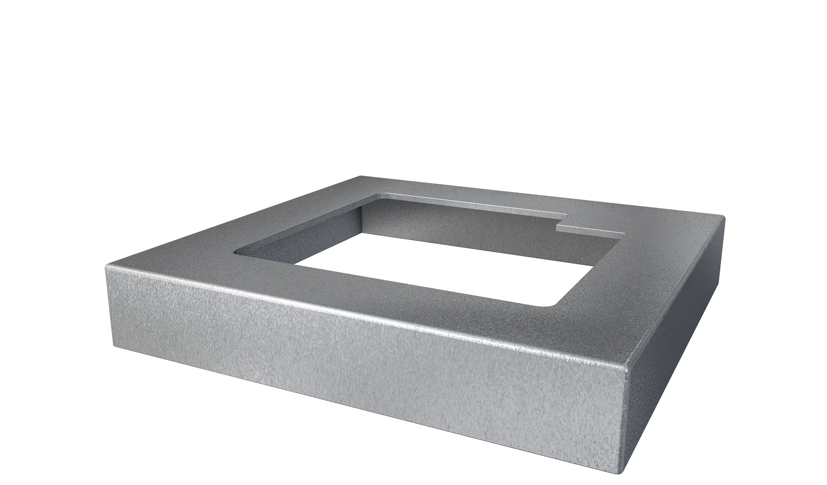 Sichtschutz-Kappe-fur-Eckpfostenanker Elevato Sichtschutzsystem moderner Gartenzaun aus HPL pflegefrei Board