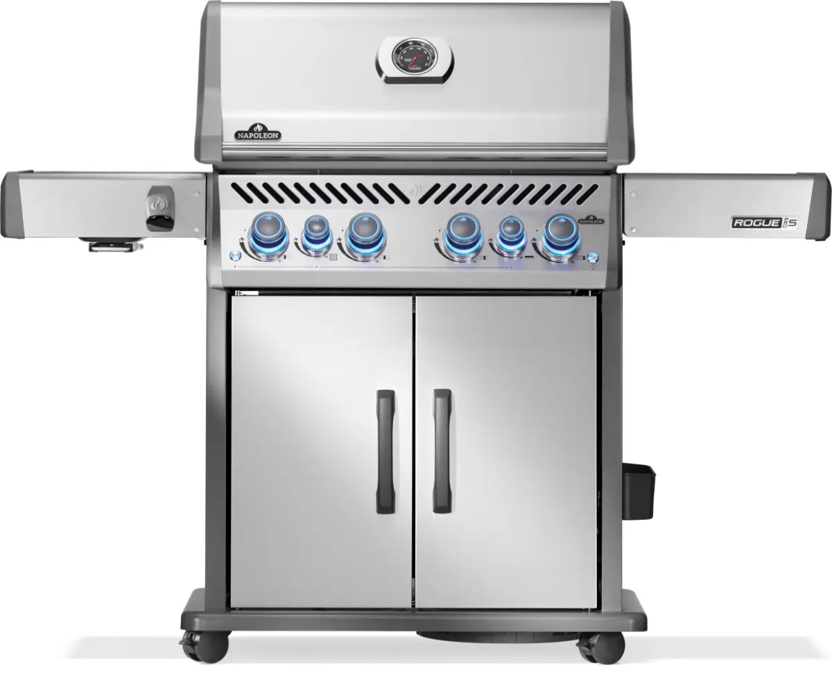 Napoleon Rogue PRO-S 525 Edelstahl Gasgrill mit Edelstahlrosten