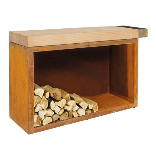 OFYR Butcher Block Storage 135 Corten Keramik Dunkelgrau