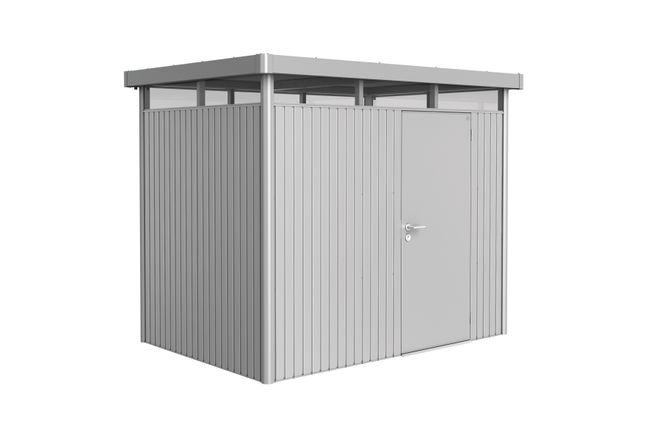 Biohort Gerätehaus HighLine Gr. H2 (silber-metallic, Standardtür)