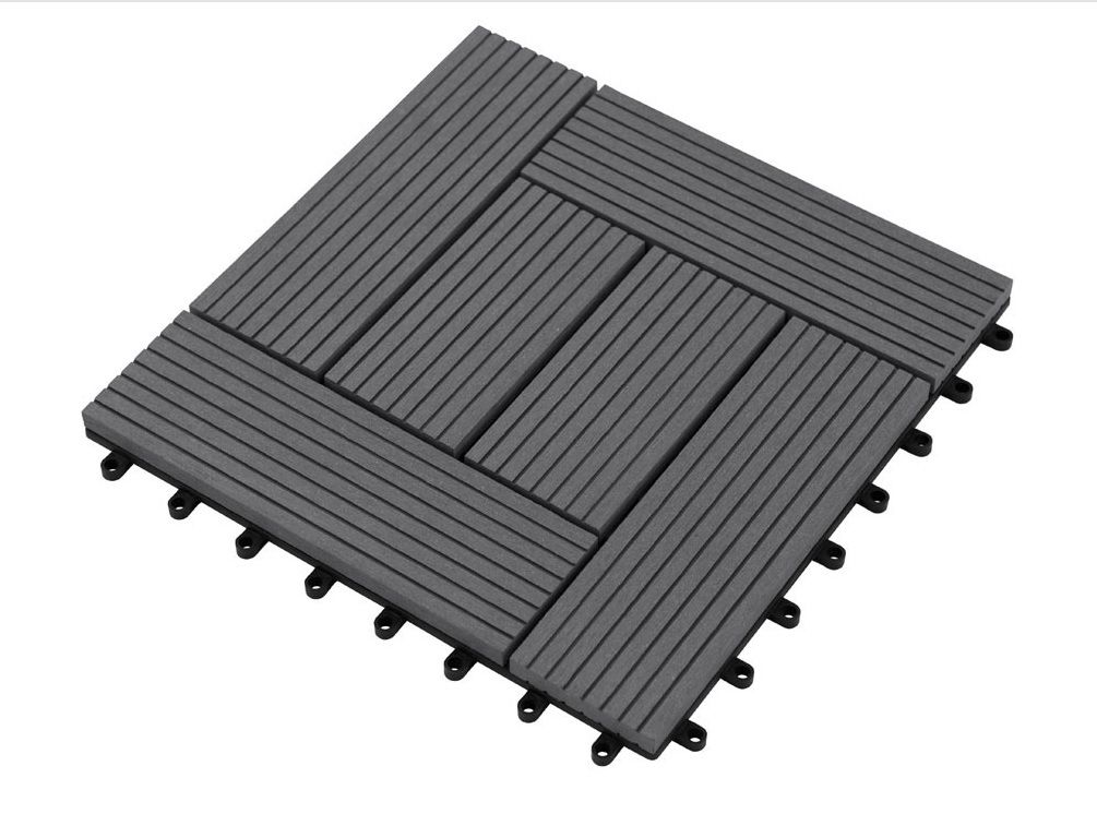 62018_1ZkaGTQuCXQV7x Terrassenfliese aus WPC anthrazit 30x30cm Holzfliese Balkonfliese Fliese 1 Stück