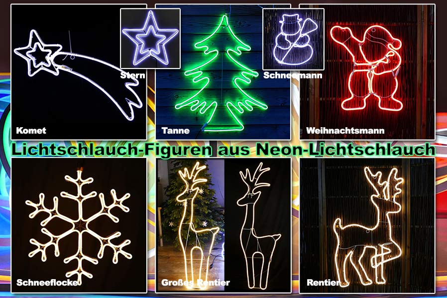 b6H7xp9pO6lGT4e Neon Lichtschlauchfiguren Weihnachtsfiguren LED-Lichter Weihnachtsbeleuchtung Dekofiguren