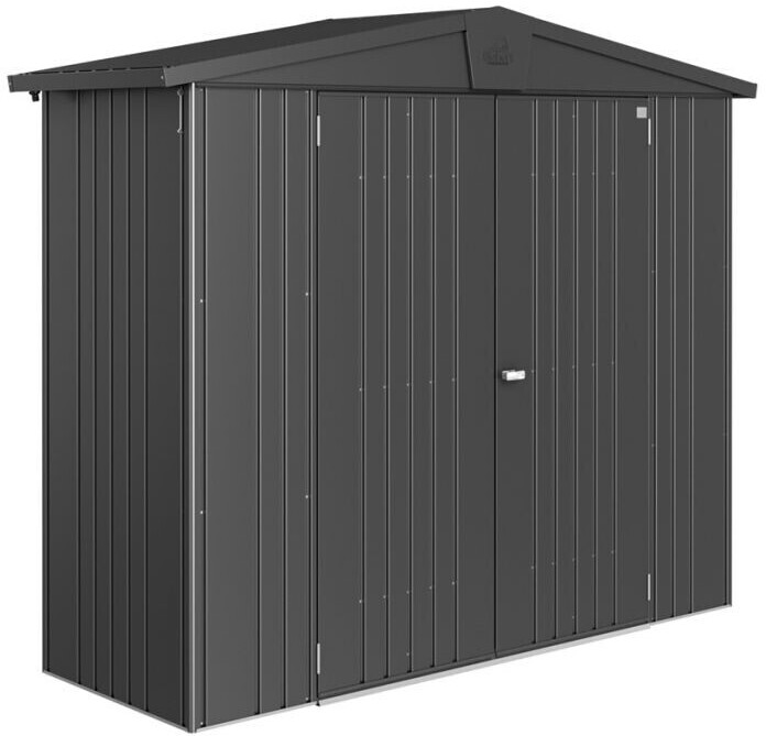 Biohort Gerätehaus Europa Gr. 2A (dunkelgrau-metallic) 244x84x203 cm