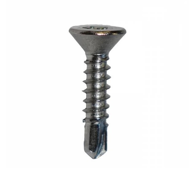 1 Stück Bohrschraube 4,8x22 mm A2 Edelstahl mit Senkkopf für FLEX Terrassenlager