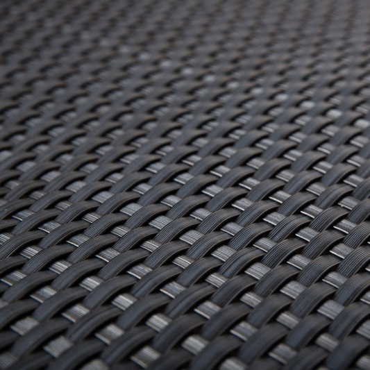 RD03_qaudrat PREMIUM Sichtschutzstreifen RATTAN 2550x190x4 mm für Doppelstabmatten