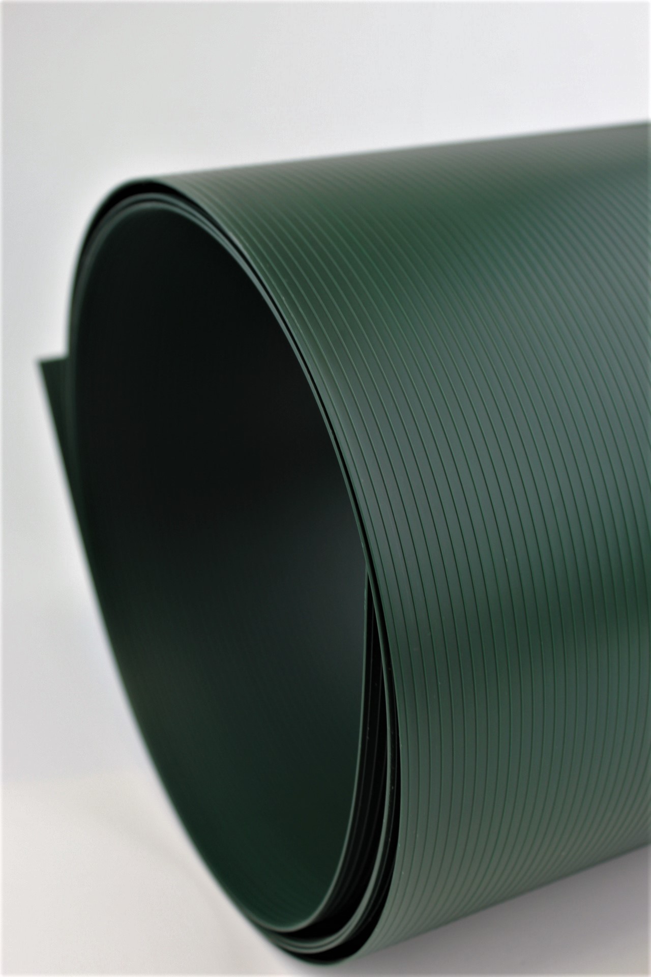 PVC_Gruen_Struktur_ PREMIUM HART PVC Sichtschutzstreifen für Doppelstabmatten 2525 x 190 x 1,35 mm Sichtschutz