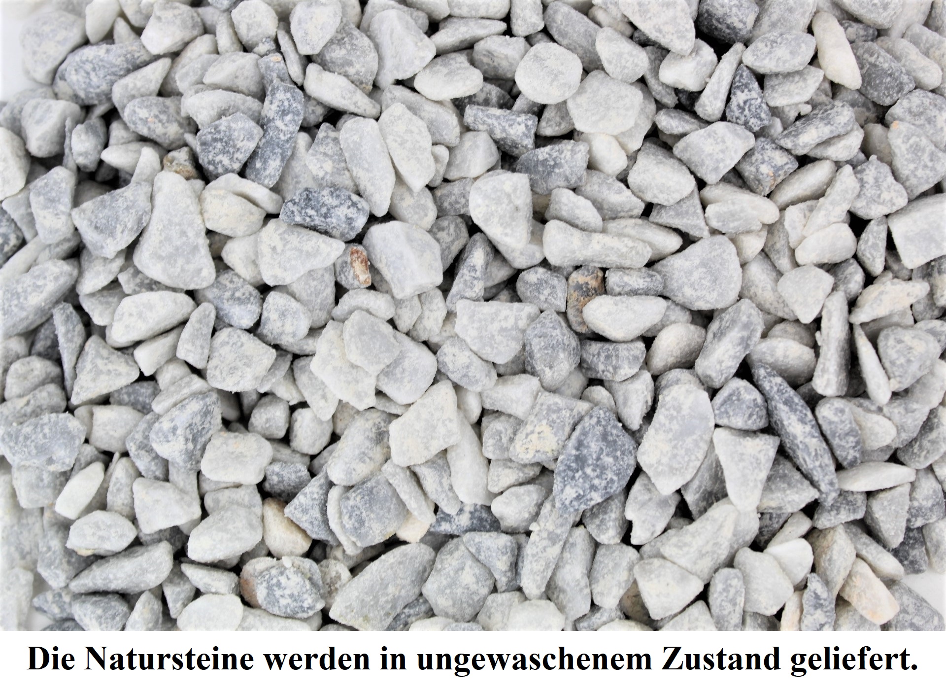 Ziersplitt 25 kg Splitt ungewaschen Gabionenfüllung Deko Garten