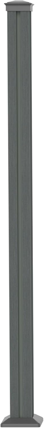 WPC-Sichtschutzzaun Komplett-Set Steckzaun