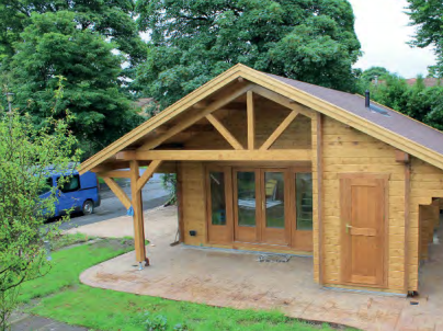 Premium Gartenhaus Edinburgh