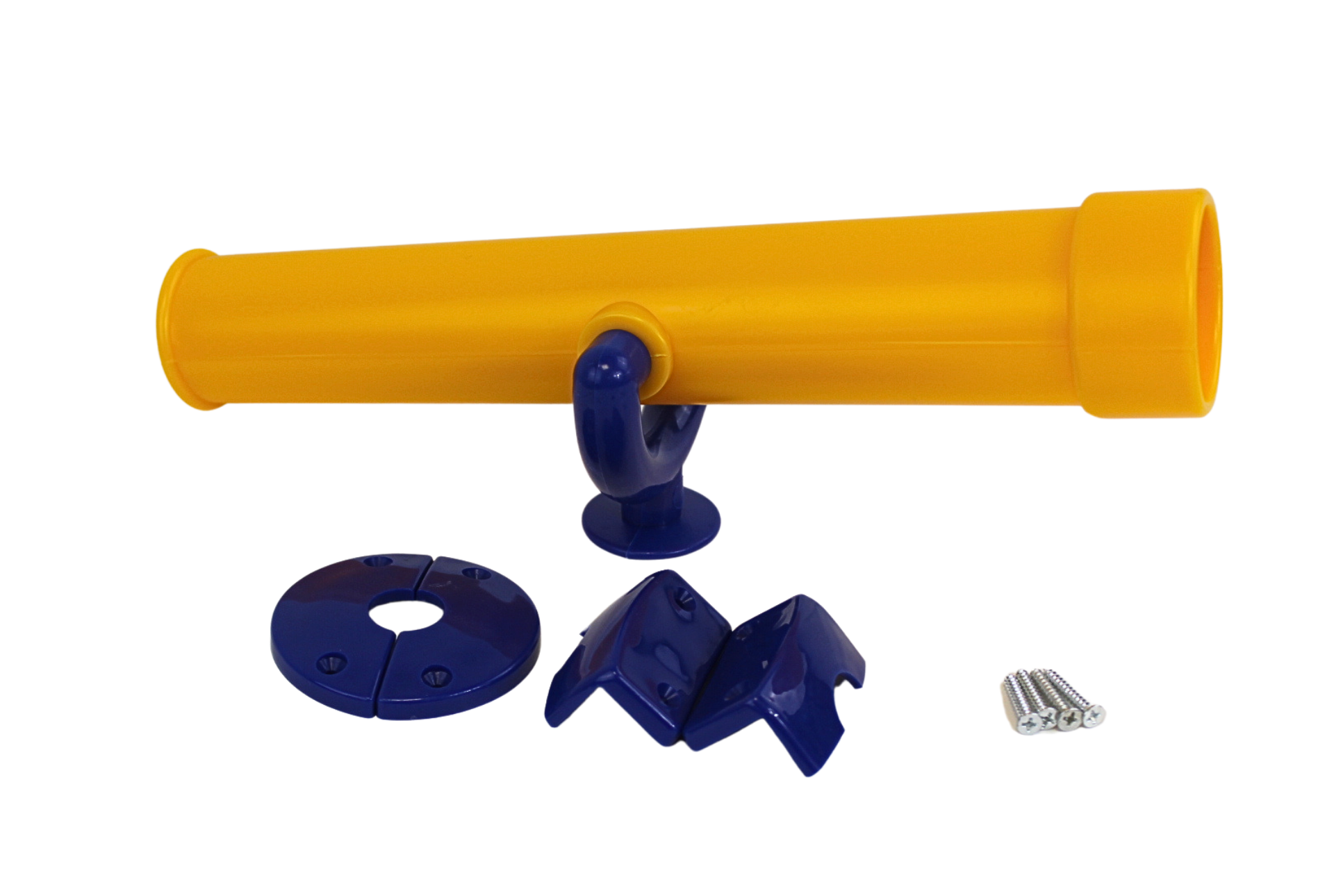 F3KerPyIKxVJ3Mb Gelb/blaue TEleskop für Kinderspielturm Ø 60 x 310 mm