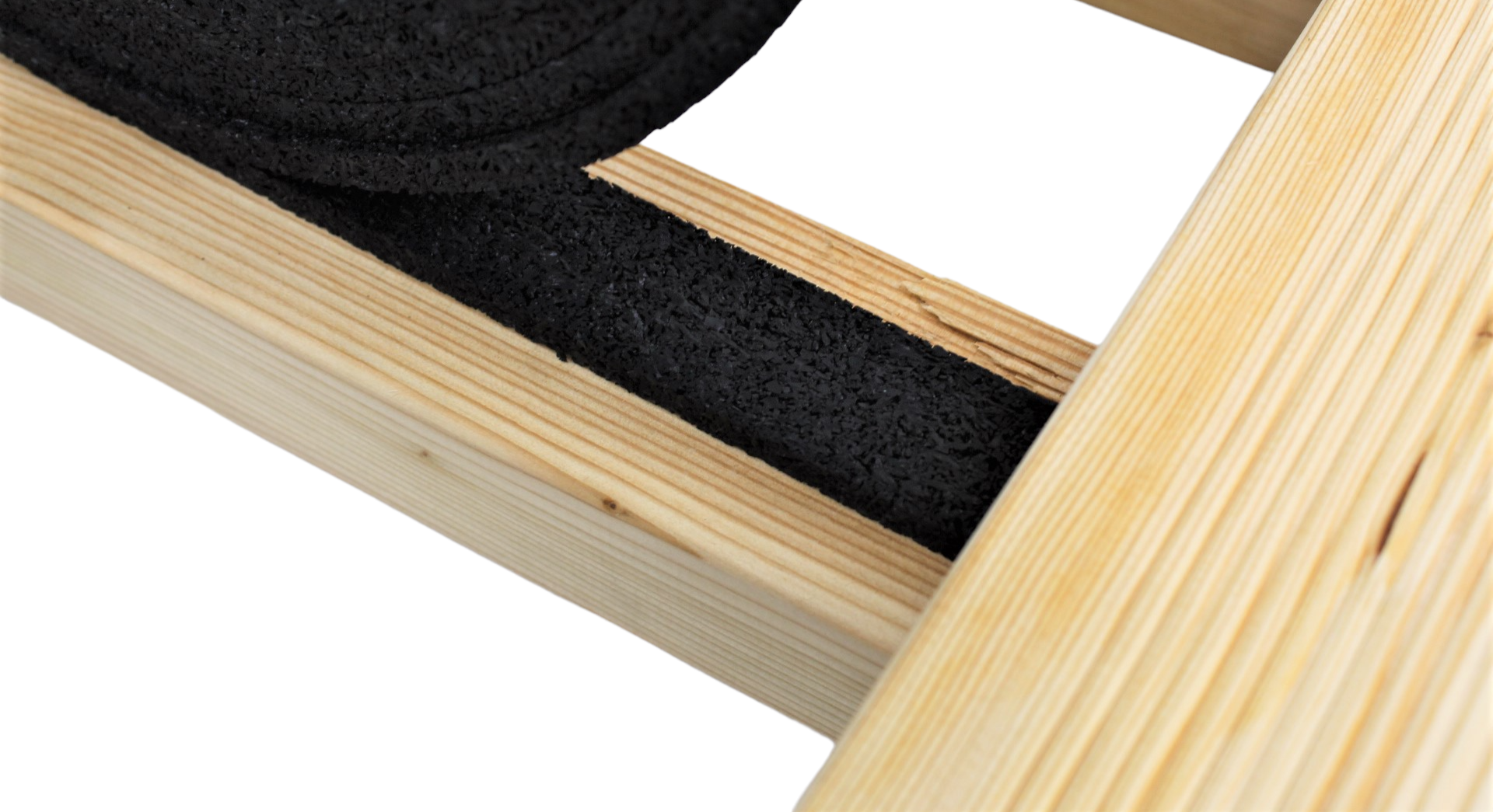 Padrolle_8x30_Unterkonstruktion Padrolle 8x30x8000 mm Gummipad Terrassenpad Gummigranulat Hochwertige Gummimischung als Unterlage