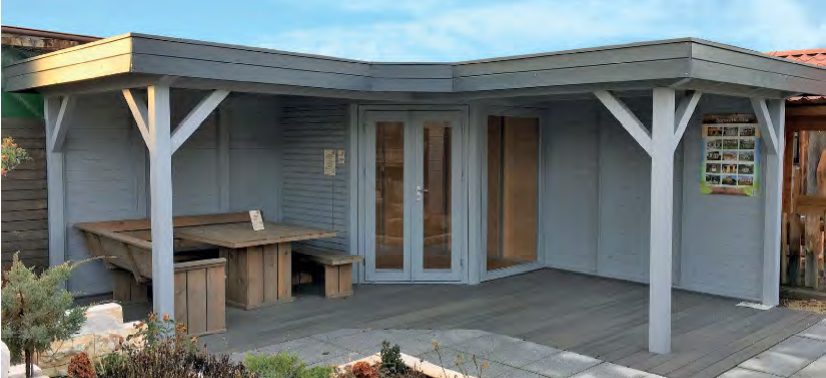 Cara-easy-2525-F-2X-SD Premium Gartenhaus Cara Easy 2525 F + 2X SD