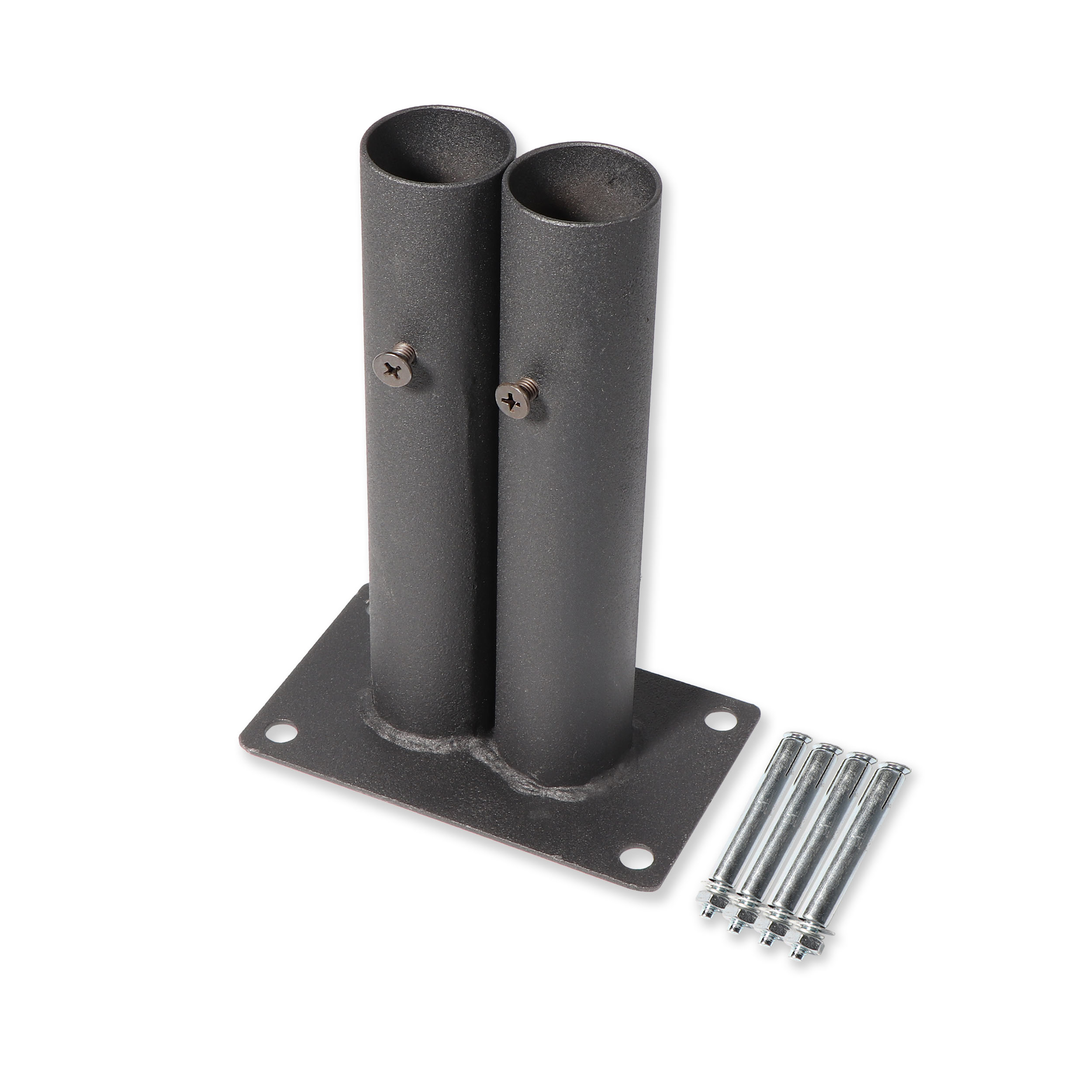 Doppelverbindungshülse für Lamellenzäune mit Rohrdurchmesser 30 mm Aufschraubhülse Metall
