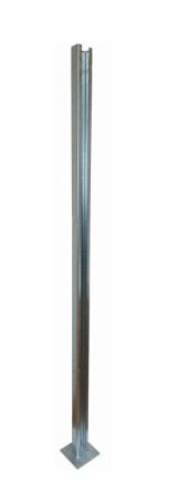 Pitzl Sichtschutzsäule für Eindrehfundamente Höhe 2000 mm Säule für Sicht- und Lärmschutzwände