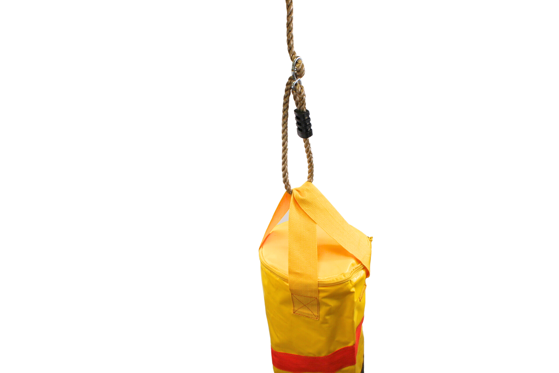 Boxsack gelb 80x22 cm für Kinder Sandsack Hängend