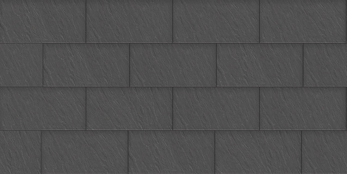 KERAMIKPLATTE DOLOMITI NERO 40x80x2 cm FEINSTEINZEUG MODERN 0,64 m², 2 STK.