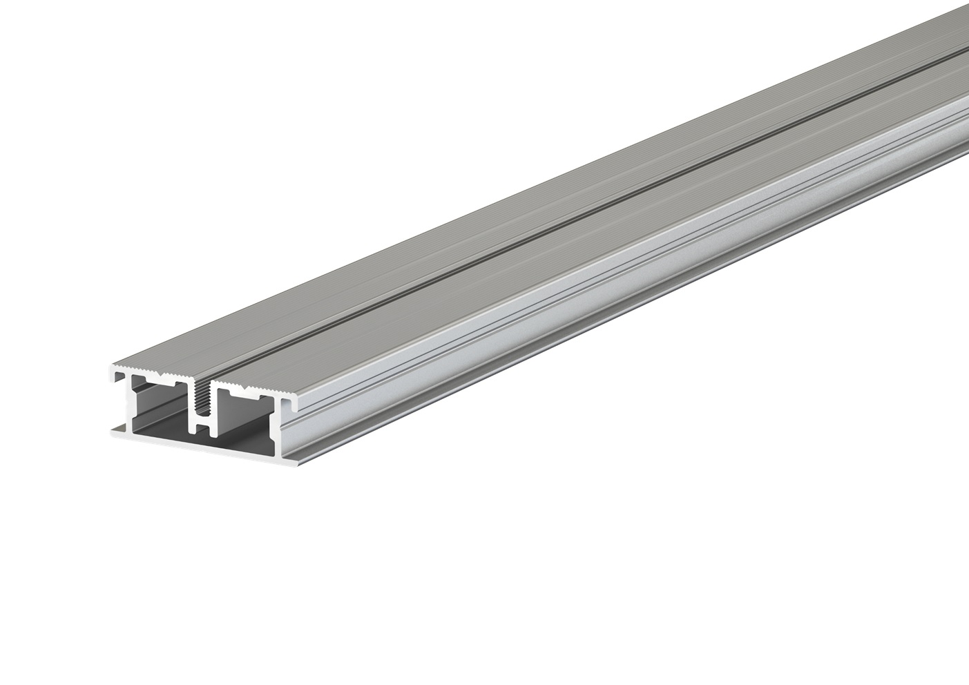15x45-mm_ Alu-Schiene Unterkonstruktion Terrassen Bodenverlegeprofil Aluminium Aluprofil