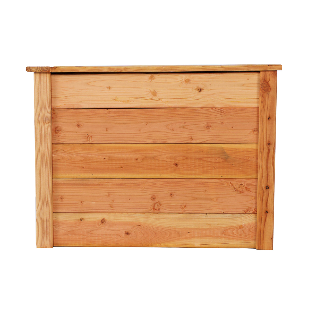 1-1 Modernes Hochbeet Höhe 73 cm mit Handlauf aus Lärchenholz Pflanzbeet Kräuterbeet Gemüsebeet
